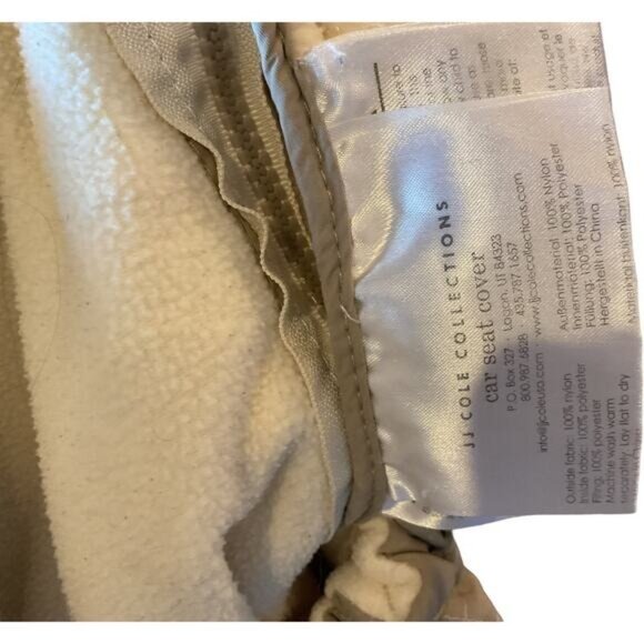 JJ Cole Collection Care Seat Cover Beige - Picture 3 of 5